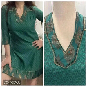 Vintage BIBA 1970s Boho Tunic XS